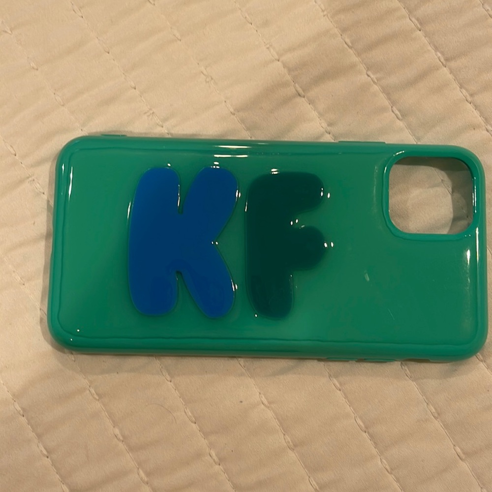 Excellent condition - BaubleBar OFFMYCASE ‘KF’ initials for iPhone 11 Pro Max